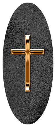 Copper Single Cross Shimmer Black